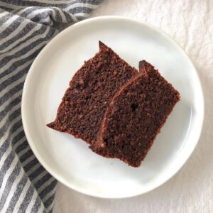 Keto Cocoa Powder Chocolate Loaf Cake Gluten Free